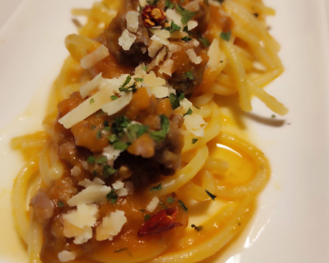 Pasta con la zucca